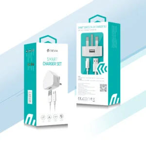 1 Port USB Charger + Type-C Cable (5V 2.1A)