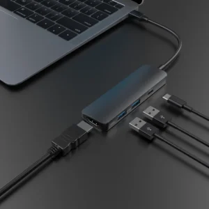 4 in 1 Hub Type-C to HDMI + USB +PD Adaptor Converter