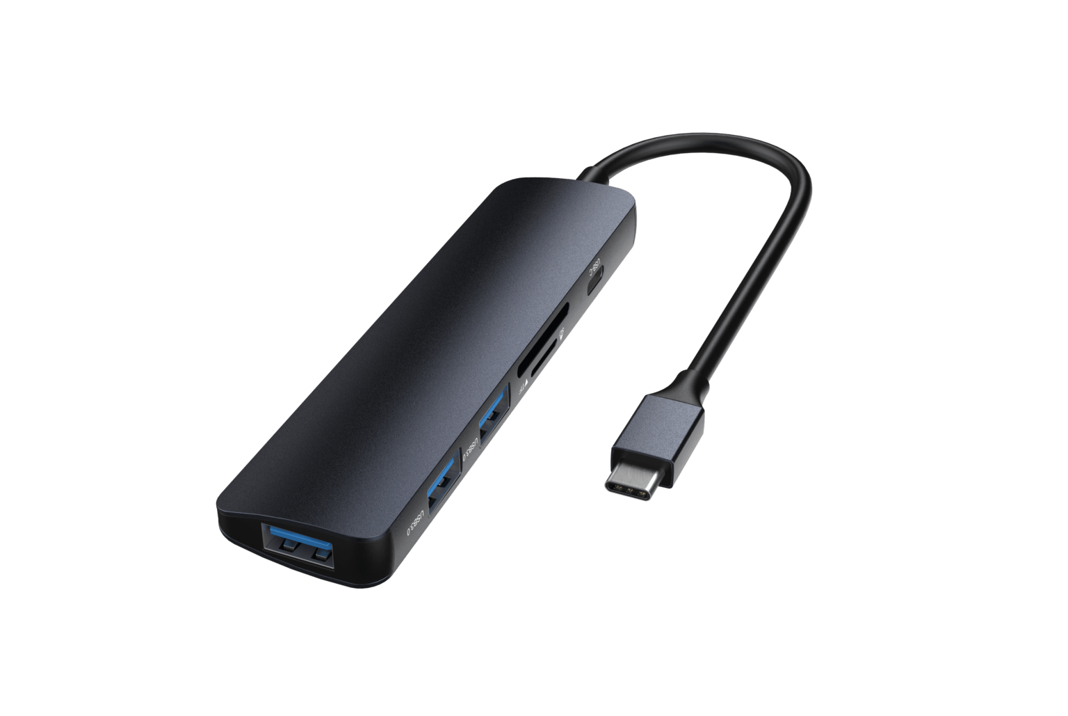 5-in-1 USB-C Hub with PD & Card Reader | GaraMart