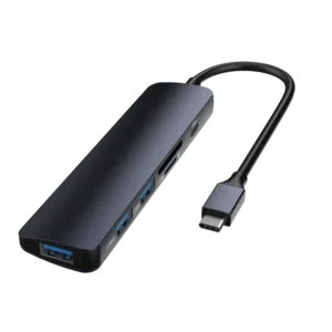 5 in 1 Hub Type-C to USB3.0 +PD +Card Reader Adapter Converter