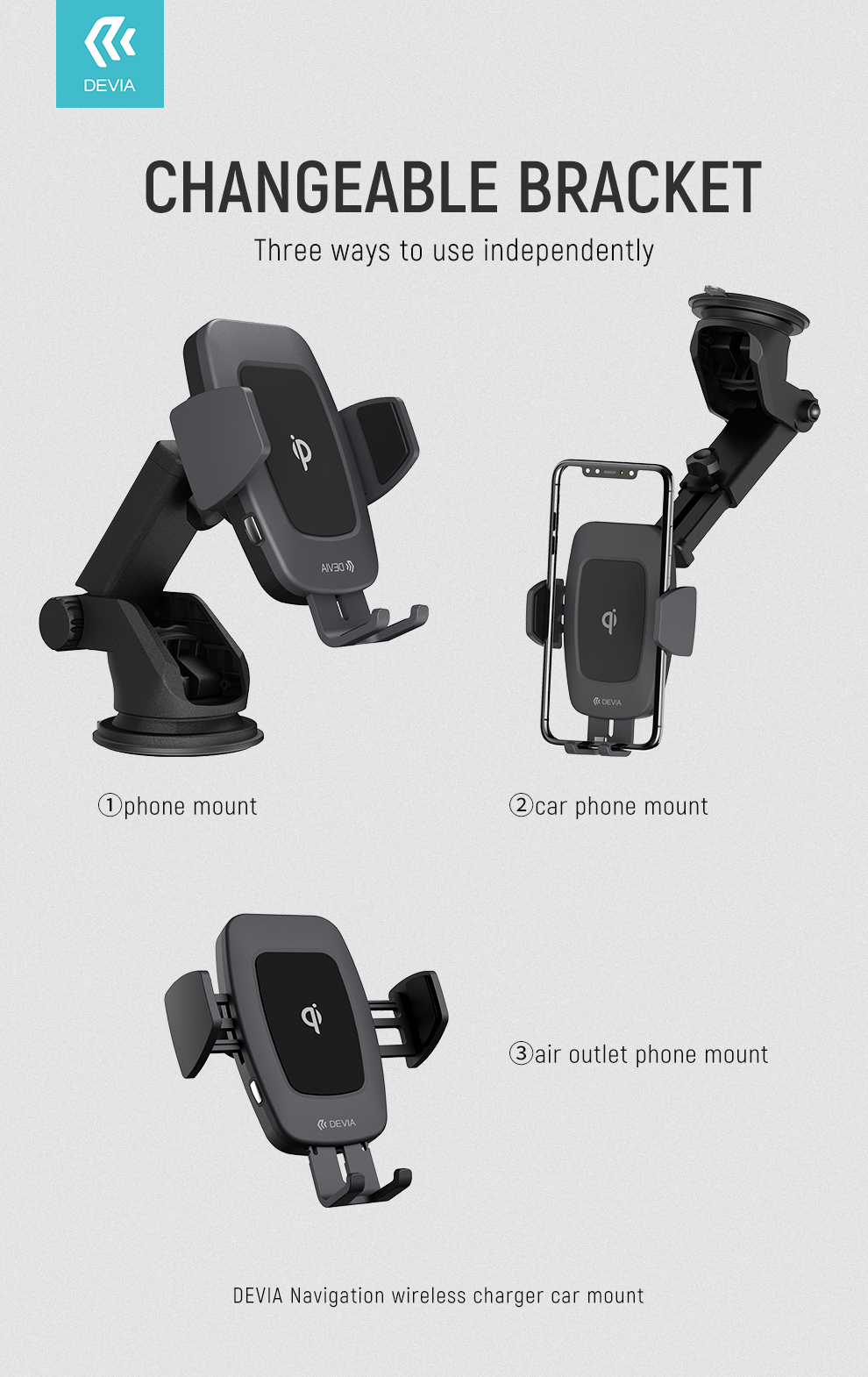Magnetic-Wireless-Charger Car-Mount7