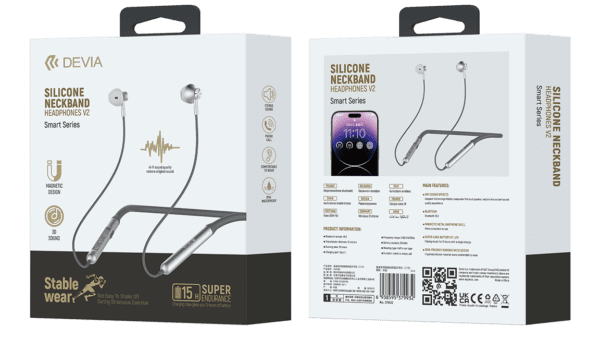 Silicone Neckband Earphones V2 - Image 11