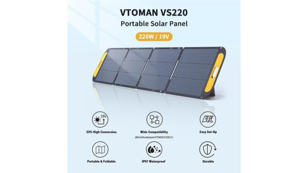 VTOMAN V200 200W Solar Panel - Image 7