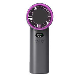 Handheld fan with cooling pad