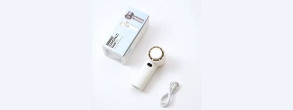 High-Speed Handheld Fan with Cooling Pad - Image 2