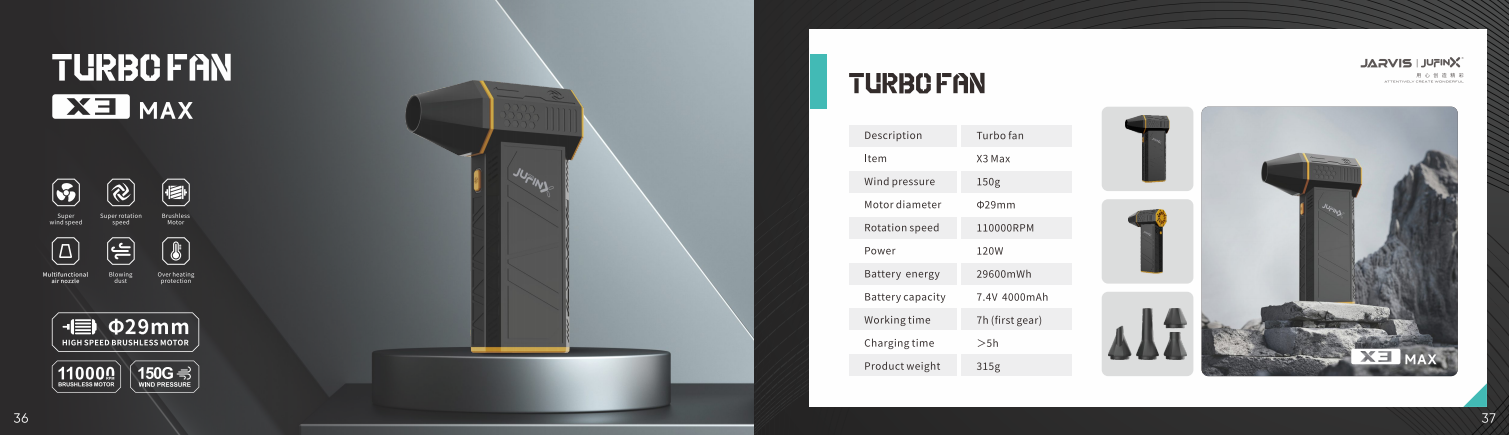 X3 MAX Turbo Fan - Image 2